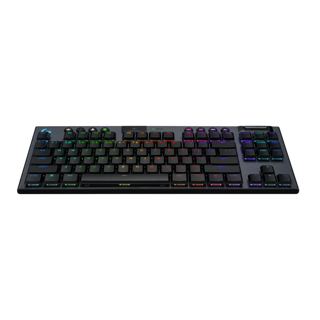 Logitech G915 X LIGHTSPEED TKL Wireless Keyboard, Tactile, US English, Black — View 2 Logitech G915 X LIGHTSPEED TKL Wireless Keyboard, Tactile, US English, Black — View 2