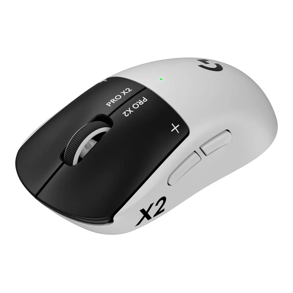 Logitech G PRO X2 SUPERSTRIKE Wireless Gaming Mouse, HERO 2, Lunar Eclipse — View 2 Logitech G PRO X2 SUPERSTRIKE Wireless Gaming Mouse, HERO 2, Lunar Eclipse — View 2