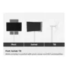 Samsung LS43FM70YUNXZA — pivot swivel and tilt adjustment Samsung LS43FM70YUNXZA — pivot swivel and tilt adjustment