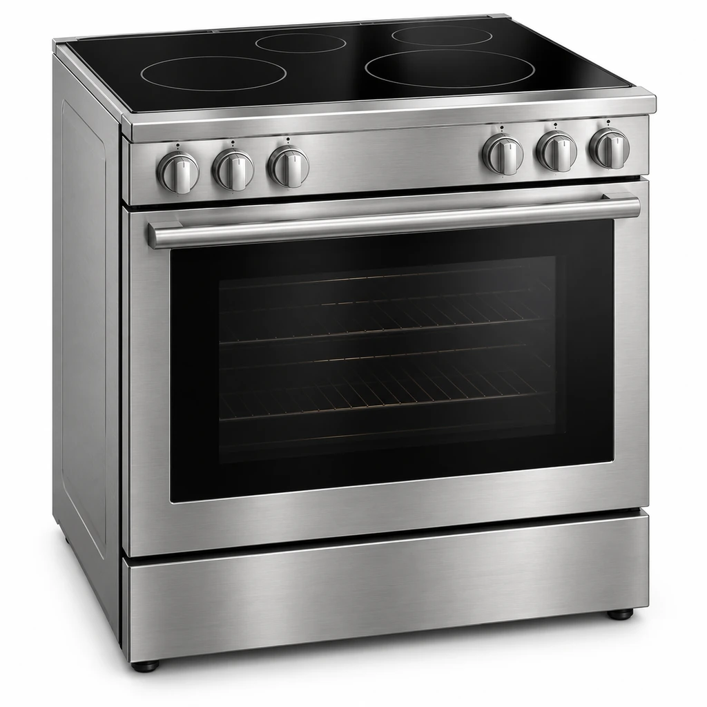 EditionSANI-Slide-in-Ranges Bosch HEI8056U - 800 Series 30 in. Wide 4.6 Cu. Ft. Slide-In Electric Convection Range with Self-Cleaning, 5 Elements and Warming Drawer - Stainless Steel
