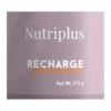 Official Recharge front label showing 210 g net weight Official Recharge front label showing 210 g net weight
