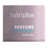 Official Restore front label showing 240 g net weight Official Restore front label showing 240 g net weight