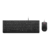 Lenovo Essential Wired Combo Black US English (4) Lenovo Essential Wireless Keyboard and Mouse Combo Gen 2, UK English, Black