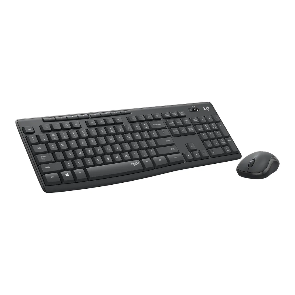Logitech MK295 (2) Logitech MK295 Silent Wireless Keyboard and Mouse Combo, Graphite