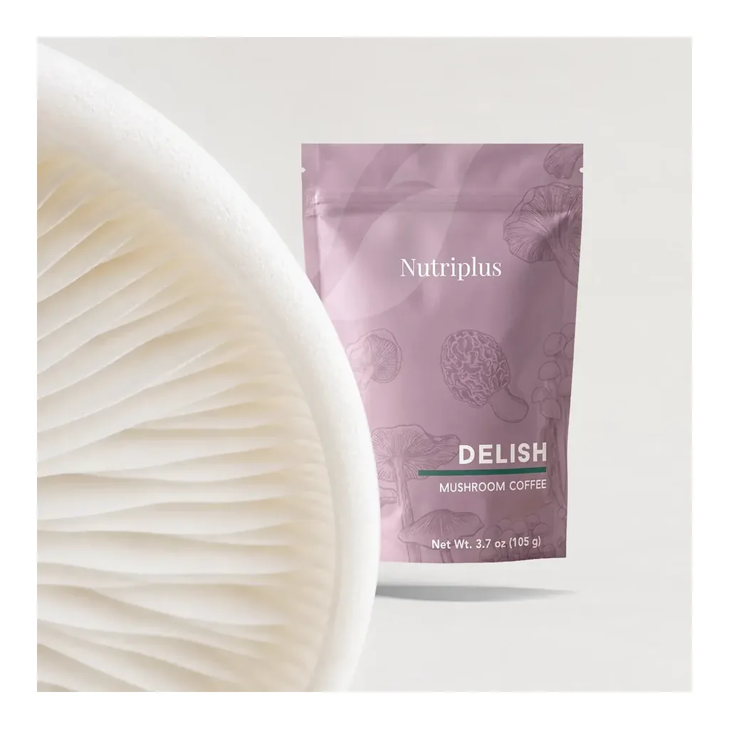 Nutriplus Superfoods Triad — Mushroom Coffee Delish Mushroom Coffee official Farmasi product photograph