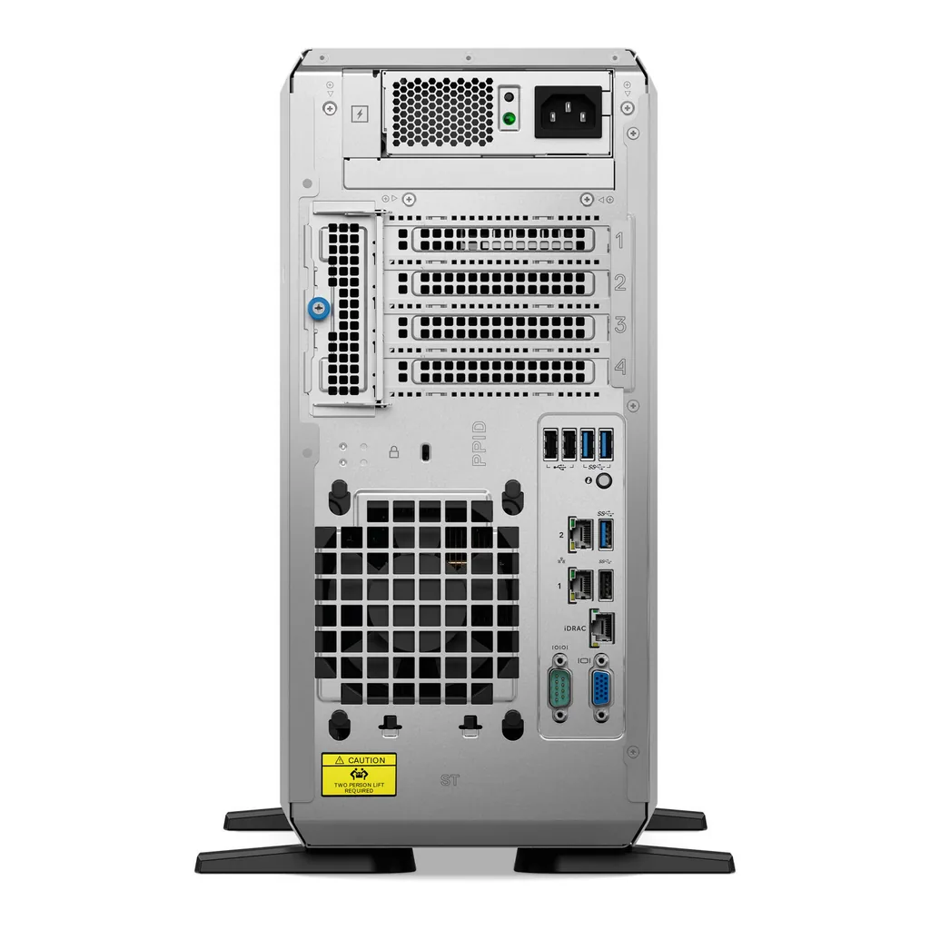 a31fc7b558ac2709f4b428f018b53ee6-hi.jpg Dell PowerEdge T360 Tower Server, Up to 8x 3.5" Hot Plug HDD, Intel Xeon E-2414, 32GB RAM, 2TB HDD, iDRAC9 Basic 16G, (1+1) 700W Power Supply | T360-E2414-16-2TB-2PS