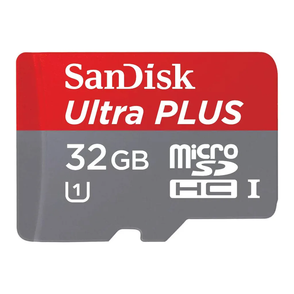 a4578da37169dd76384641923414db67-hi.jpg SanDisk Ultra Plus 32GB MicroSD Memory Card With Adapter, Premium Transfer Speeds Up to 130MB/s, Class 10 FHD Video Recording & Playback, Ideal For Mobile Phone & Tablets | SDSQUB3-032G-ATGIA