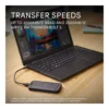 a51b365ffbd0b7628b01d89f0ea59523-hi.jpg SanDisk Professional 4TB PRO-G40 SSD, Up to 3000MB/s, Thunderbolt 3 (40Gbps), USB-C (10Gbps), IP68 dust/Water Resistance, External Solid State Drive, Black | SDPS31H-004T-GBCND