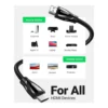 a587cbd530d457e35a4b29a098442d53-hi.jpg UGREEN 8K HDMI 2.1 Ultra High Speed Cable, Supports 4K@240Hz and 8K@60Hz, 48Gbps Bandwidth, Male-Male with Braided, Support 3D And Lip Sync, 48 Gbps, Nickle Plated, 3 Meter Length, Black