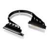 Thermaltake PCI-E 4.0 Dual 90 Degree Riser Cable, Black | AC-077-CO1OTN-C1 - Image 2 Thermaltake PCI-E 4.0 Dual 90 Degree Riser Cable, Black | AC-077-CO1OTN-C1