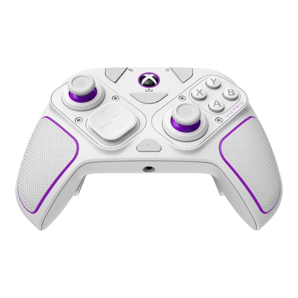 a6dc2833bf4c6cff145cefaab0730c44-hi.jpg PDP Gaming Victrix Pro BFG Wireless Controller, Compatible With Xbox Series X|S & PC, 5ms Input Latency, 2000mAh Battery, 4 Mappable Back Buttons, Multi-Position Clutch Triggers, White
