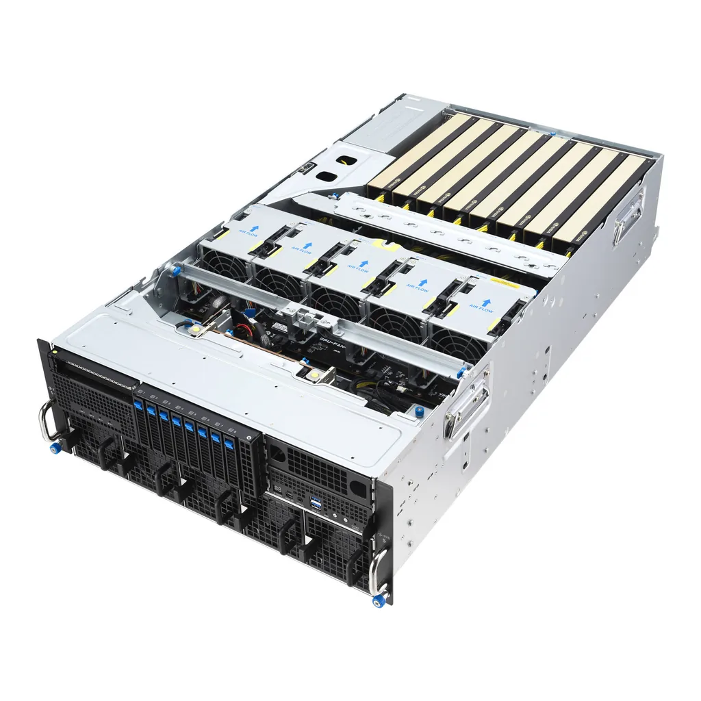 a88ac010d3153de47aa858d6da870cfe-hi.jpg AI PRO AMD EPYC 4U Server - 2 EPYC 9655 96C/192T, 2x NVIDIA RTX Pro 6000 Blackwell 96GB, 256GB DDR5 6400MHz RAM, 4TB NVMe Gen5 + 3.84TB U.2 SSD, 4 3200W PSU, Dual 10GbE LAN