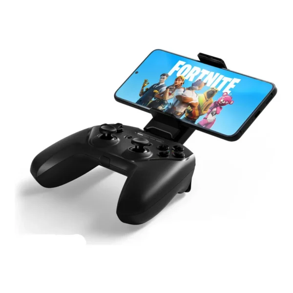 a93dc737588bc81332ae522fd68122a9-hi.jpg SteelSeries Stratus+ Gaming Controller with Slim Phone Mount, 90+ Hrs Mobile Gameplay with Fast Charge, High Performance with ALPS Thumbsticks & Hall Effect Triggers, USB-C, Mobile / PC, Black