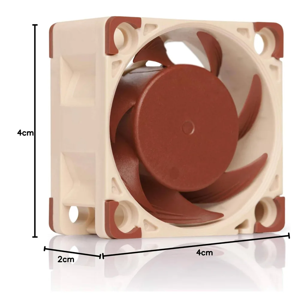 Noctua NF A4x20 5V PWM 40mm Cooling Fan, Brown - Image 8 Noctua NF A4x20 5V PWM 40mm Cooling Fan, Brown