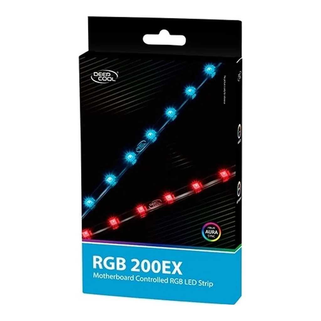 DeepCool RGB 200 EX MultiColor LED Strip Magnetic Lighting Kit for Computer Case | DP-LED-RGB200EX - Image 7 DeepCool RGB 200 EX MultiColor LED Strip Magnetic Lighting Kit for Computer Case | DP-LED-RGB200EX