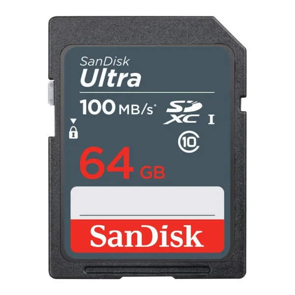 a984523a0ebf26bdcae525a30b9bf53e-hi.jpg SanDisk Ultra SDXC UHS-I Memory Card, 64GB Capacity, Up to 100MB/s Read Speed, UHS-I, Class 10, U1, Built-In Write-Protection Switch for Photography & Videography | SDSDUNR-064G-GN3IN