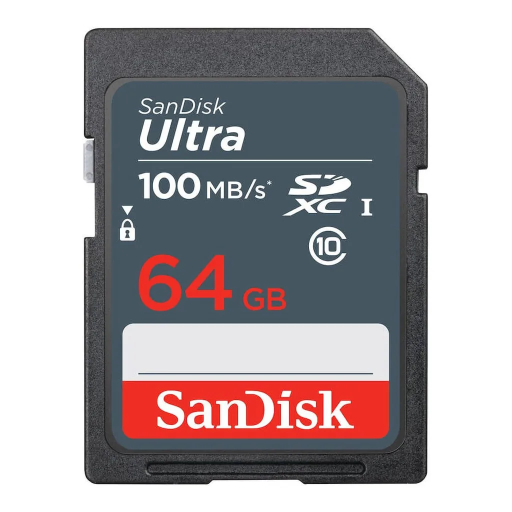 a984523a0ebf26bdcae525a30b9bf53e-hi.jpg SanDisk Ultra SDXC UHS-I Memory Card, 64GB Capacity, Up to 100MB/s Read Speed, UHS-I, Class 10, U1, Built-In Write-Protection Switch for Photography & Videography | SDSDUNR-064G-GN3IN