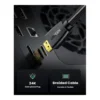 aa1a47b5b0a7376c4652ad39f5418d60-hi.jpg UGREEN HDMI TO HDMI Male Cable, 4K @ 60Hz UHD Resolution Support, 18Gbps Data Transfer Rate with Ethernet Support, Gold-Plated Connector, Braided Cable, 3 Meter Cable Length, Black