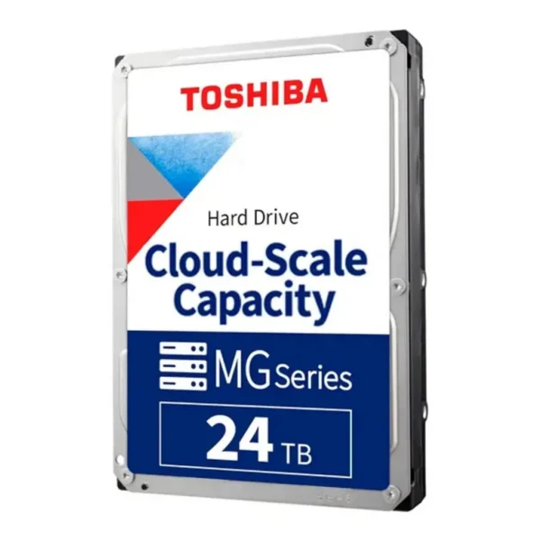 aae8476d30abab5f07ededf4201dc8de-hi.jpg Toshiba MG11 Series Internal HDD, 24TB Capacity, 7200RPM, 3.5" SATA 6Gb/s, 1GB Cache, CMR Construction, Helium-Sealed 10-Disk Design, 512e/4Kn Format | MG11ACA24TE