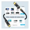 ab60e538f5311467f6f71c2f3880ea63-hi.jpg MOWSIL Active Optical HDMI Removable Cable 20M, HDMI 2.0, High-Speed, UHD 4K@60Hz, 18Gbps Bandwidth, 24K Gold-Plated Connectors, Hybrid Fiber and Copper, OD 4.8mm, 20 Meters, Black | MOAC20D