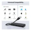 ab7f93e25f6b63e9335d2717f4d011cc-hi.jpg UGREEN CM653 USB 3.0 HUB 5Gbps High Speed Data Transmission With USB-C Power Supply, Multiple Extension For Laptop, Desktop PC, Xbox, PS5, Mouse, Keyboard, Flash Drive, Printer | 15548