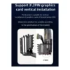 TEUCER Vertical GPU Mounting Bracket Kit, White | PCI-E4.0-Vertical-Mount - Image 6 TEUCER Vertical GPU Mounting Bracket Kit, White | PCI-E4.0-Vertical-Mount