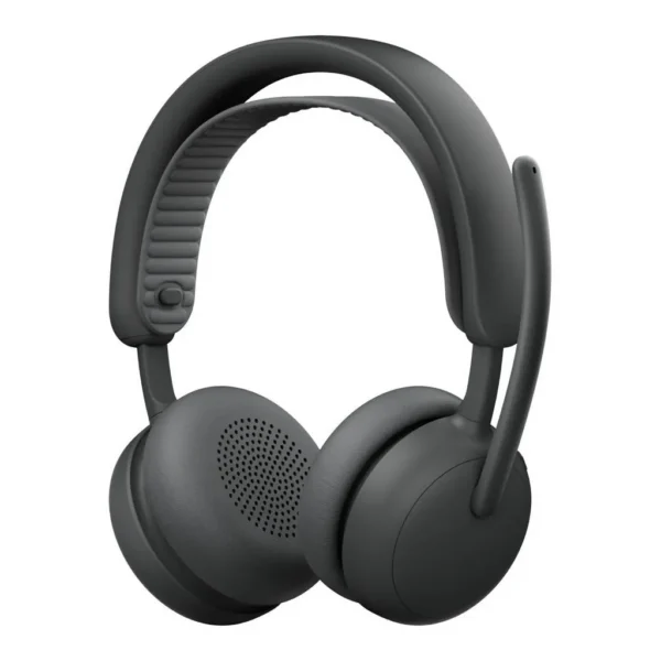 abb1bb4b48fe5c65d7d0b5eee9216571-hi.jpg Logitech Zone Wireless 2 ES for Business Headphones, 40mm Driver Size, 2 Noise-Canceling Mics with AI Algorithms & Mic EQ, Teams Version, with Receiver, Graphite