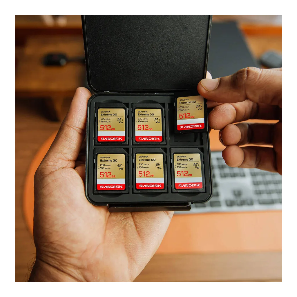 abcf6bfa47d21ed879fd36e82a8837d3-hi.jpg SanDisk 128GB Extreme GO SD UHS-I Card, Up to 230MB/s Per Second Read Speed, 110MB/s Per Second Write Speed, DSLR Cameras, Mirrorless Cameras, Laptops | SDSDXGN-128G-GNCIN
