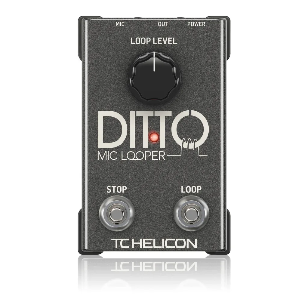 abe0ba311cd0cfc80ef74a5272e4342e-hi.jpg TC-Helicon Ditto Mic Looper, Compact Vocal Looper Pedal with True Bypass