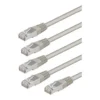 ac9efb2c7a0d488df0a82a56bbc2298c-hi.jpg AICO 1M Cat6 RJ45 UTP Network Cable, Grey, Pack of 5 Cables