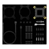 GAMDIAS Chione M4-240 Elite Cooling Power, Black - Image 7 GAMDIAS Chione M4-240 Elite Cooling Power, Black