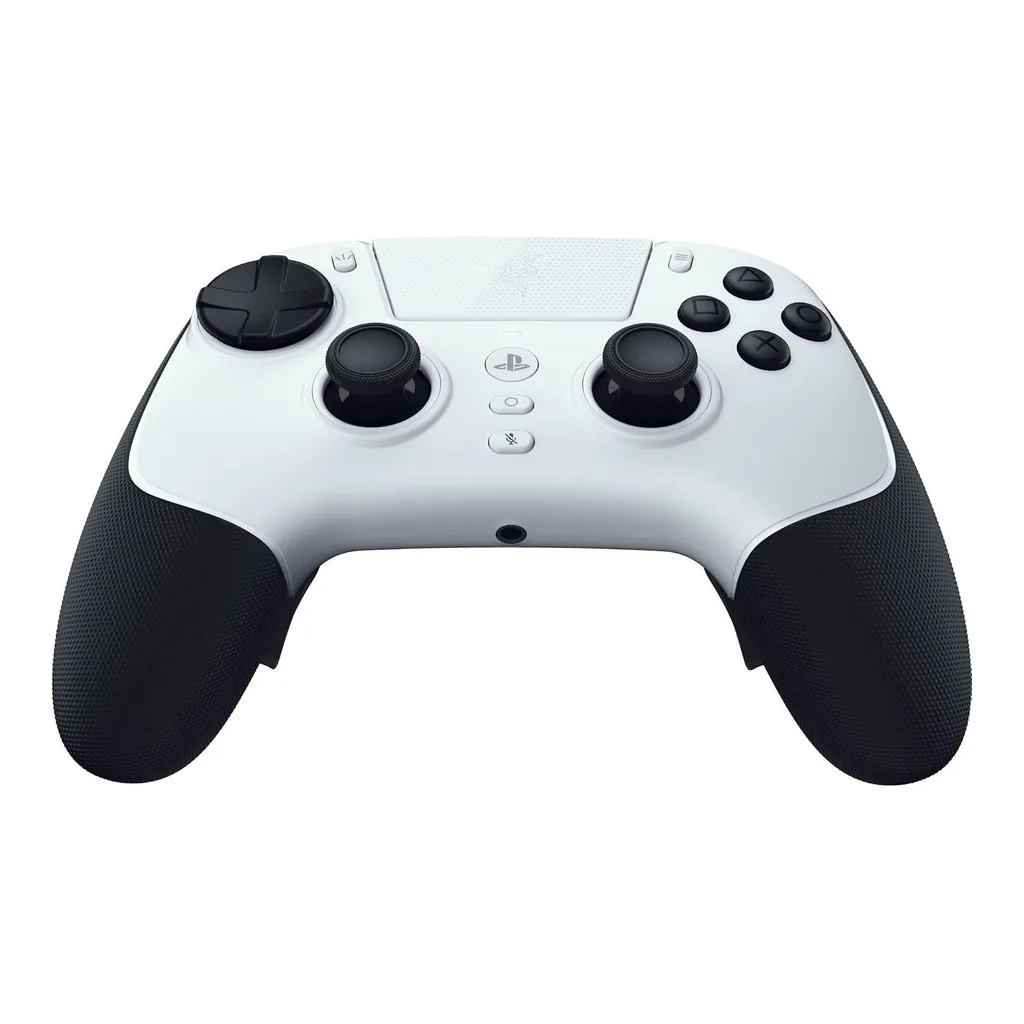 adb7efb95152762c11da03f0fea5267f-hi.jpg Razer Raiju V3 Pro Wireless Esports Controller, 6 Remappable Buttons, Symmetrical TMR Thumbsticks w/Swappable Caps, Pro HyperTriggers, Mecha-Tactile PBT Buttons, White