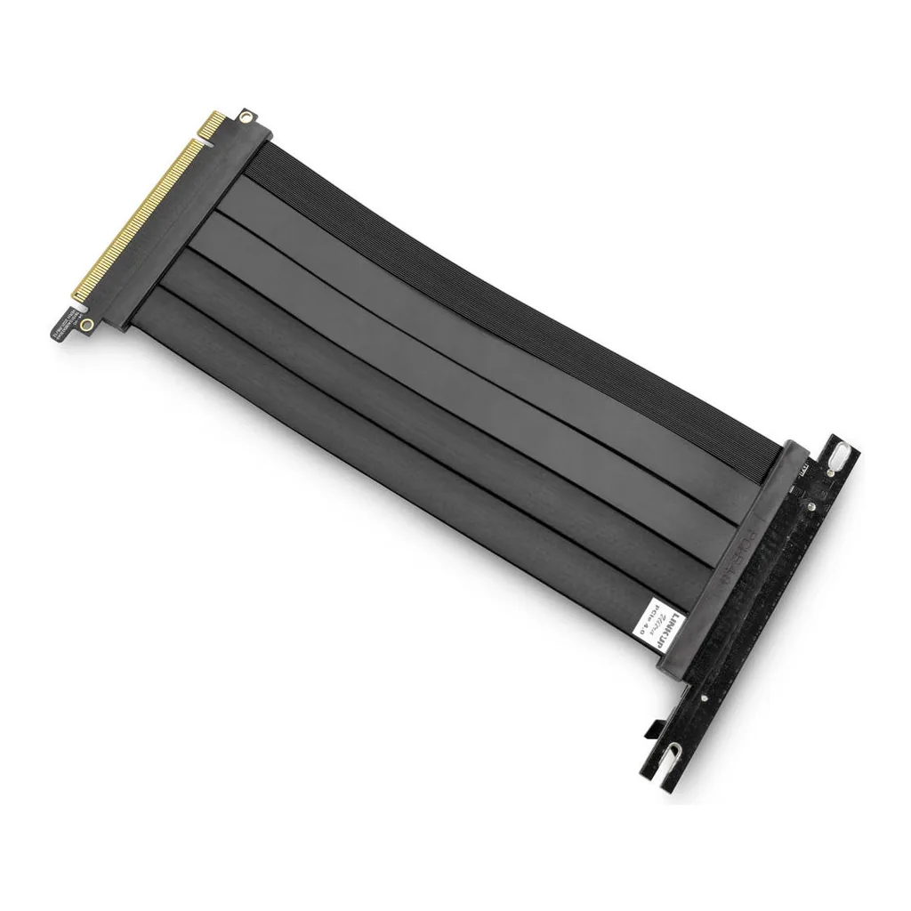 EKWB K-Loop PCI-E 4.0 Riser Cable - 200mm, Black | 3831109859285 - Image 2 EKWB K-Loop PCI-E 4.0 Riser Cable - 200mm, Black | 3831109859285