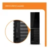 af3bed8b5dafd4cc968a6a90eb79c851-hi.jpg Western Digital 18 TB My Book Desktop USB 3.0 Hard Drive, 256-Bit AES Hardware Encryption, Auto Backup Software, Preformatted exFAT for Windows & Mac, USB 3.0 / USB 2.0, Black | WDBBGB0180HBK-EESN