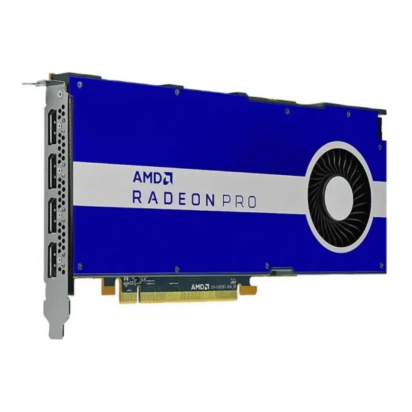 AMD Radeon Pro W5500 Graphics Card, 8GB GDDR6 128-bit Memory, 224 GB/s Memory Bandwidth, 1408 Stream Processors, PCIe 4.0 x16 Interface, 4x DisplayPort 1.4 | 100-506095 – Main image AMD Radeon Pro W5500 Graphics Card, 8GB GDDR6 128-bit Memory, 224 GB/s Memory Bandwidth, 1408 Stream Processors, PCIe 4.0 x16 Interface, 4x DisplayPort 1.4 | 100-506095 – Main image