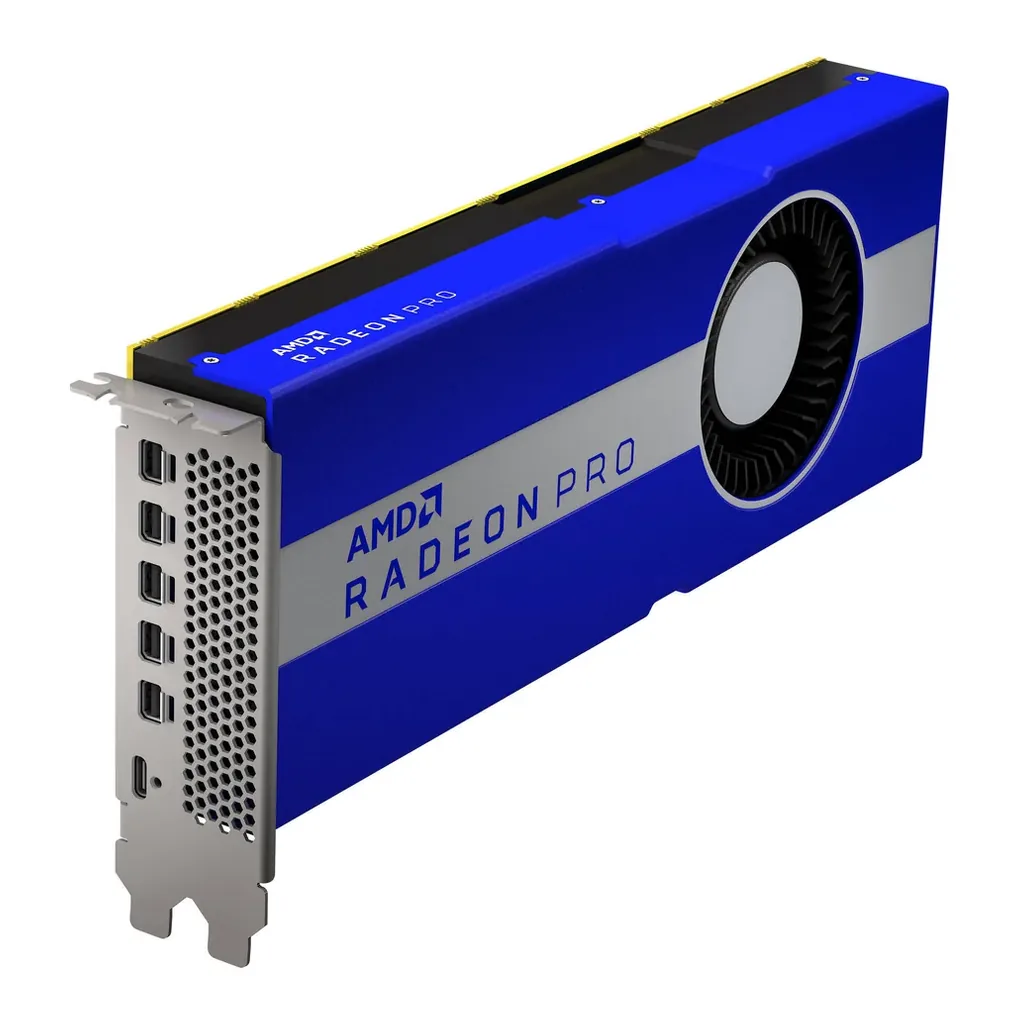 AMD Radeon Pro W5700 Graphics Card, 8GB GDDR6 256-Bit Memory, Up to 448 GB/s Memory Bandwidth, 2304 Stream Processors, PCIe 4.0 x16 Interface, Mini DisplayPort 1.4 | USB Type-C | 100-506085 – Main image AMD Radeon Pro W5700 Graphics Card, 8GB GDDR6 256-Bit Memory, Up to 448 GB/s Memory Bandwidth, 2304 Stream Processors, PCIe 4.0 x16 Interface, Mini DisplayPort 1.4 | USB Type-C | 100-506085 – Main image