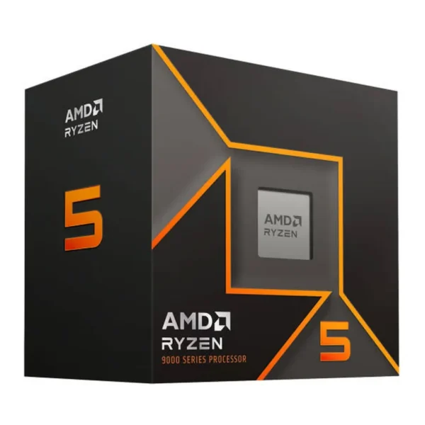 AMD Ryzen 5 9600 AM5 CPU Processor, 6 Cores & 12 Threads, Up to 5.2 GHz Max Boost Clock, Integrated AMD Radeon Graphics, DDR5 Memory Type, 192 GB Max Memory – Main image AMD Ryzen 5 9600 AM5 CPU Processor, 6 Cores & 12 Threads, Up to 5.2 GHz Max Boost Clock, Integrated AMD Radeon Graphics, DDR5 Memory Type, 192 GB Max Memory – Main image