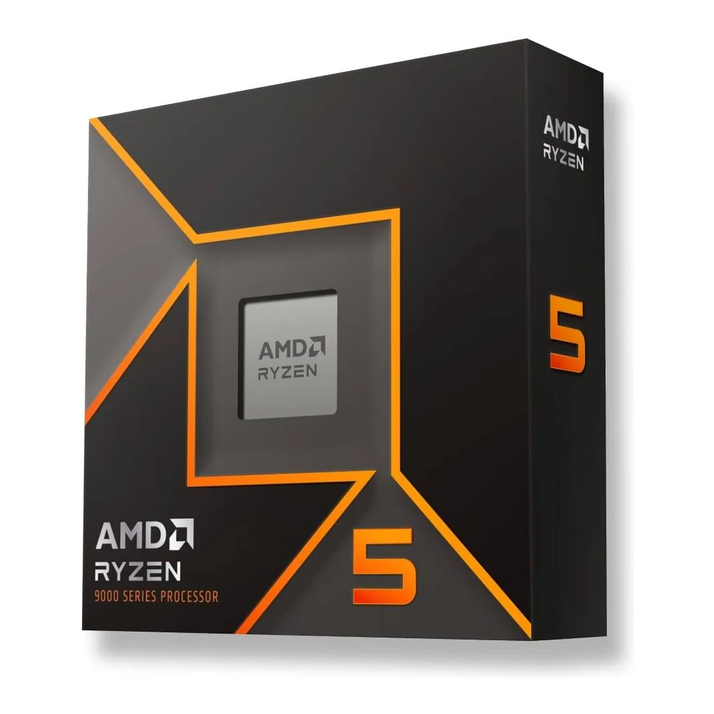 AMD Ryzen 5 9600X AM5 CPU Processor, 6 Cores & 12 Threads, 5.4 GHz Max Boost Clock, 6MB L2 & 32MB L3 Cache, AMD Radeon Graphics, Zen 5, PCIe 5.0 x16 | 100-100001405WOF – Main image AMD Ryzen 5 9600X AM5 CPU Processor, 6 Cores & 12 Threads, 5.4 GHz Max Boost Clock, 6MB L2 & 32MB L3 Cache, AMD Radeon Graphics, Zen 5, PCIe 5.0 x16 | 100-100001405WOF – Main image