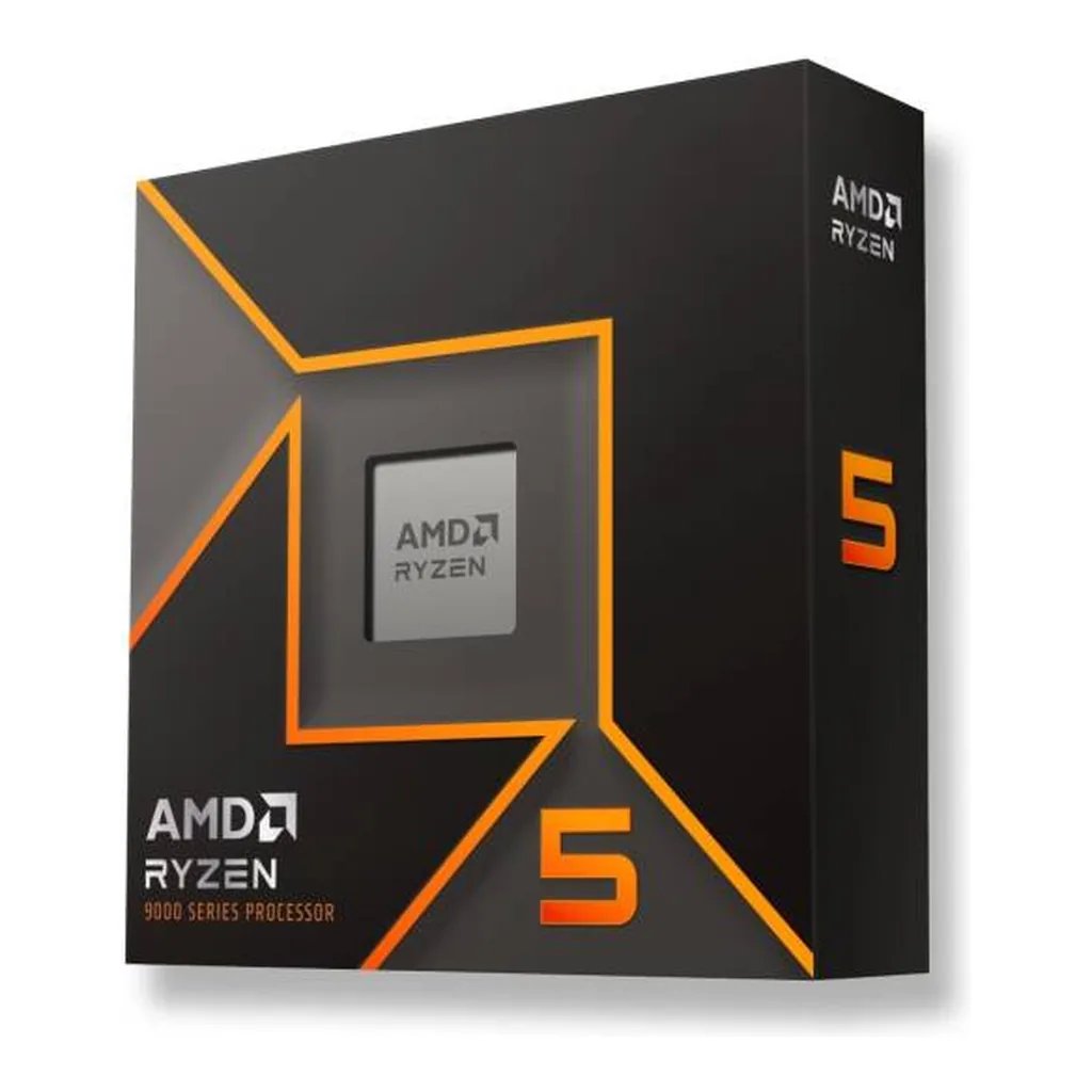 AMD Ryzen 5 9600X AM5 CPU Processor, 6 Cores & 12 Threads, 5.4 GHz Max Boost Clock, 6MB L2 & 32MB L3 Cache, AMD Radeon Graphics, Zen 5, PCIe 5.0 x16 – Main image AMD Ryzen 5 9600X AM5 CPU Processor, 6 Cores & 12 Threads, 5.4 GHz Max Boost Clock, 6MB L2 & 32MB L3 Cache, AMD Radeon Graphics, Zen 5, PCIe 5.0 x16 – Main image