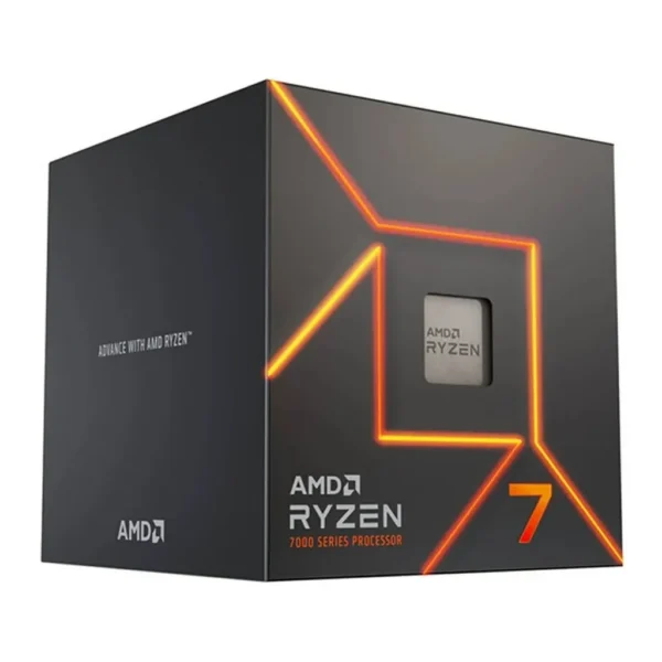 AMD Ryzen 7 7700 3.8 GHz AM5 Gaming Processor, 8 Cores & 16 Threads, , 8MB L2 & 32MB L3 Cache, DDR5-5200 Memory, Integ AMD Radeon Graphics, Includes Wraith Prism Cooler | 100-100000592BOX – Main image AMD Ryzen 7 7700 3.8 GHz AM5 Gaming Processor, 8 Cores & 16 Threads, , 8MB L2 & 32MB L3 Cache, DDR5-5200 Memory, Integ AMD Radeon Graphics, Includes Wraith Prism Cooler | 100-100000592BOX – Main image