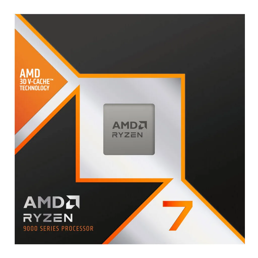 AMD Ryzen 7 9800X3D AM5 Desktop Processor, 8 Cores & 16 Threads, Up to 5.2 GHz Max Boost Clock, Integrated AMD Radeon Graphics, 192GB Max Memory, Dual Channel, 96MB L3 Cache | 100-100001084WOF – Gallery image 2 AMD Ryzen 7 9800X3D AM5 Desktop Processor, 8 Cores & 16 Threads, Up to 5.2 GHz Max Boost Clock, Integrated AMD Radeon Graphics, 192GB Max Memory, Dual Channel, 96MB L3 Cache | 100-100001084WOF – Gallery image 2
