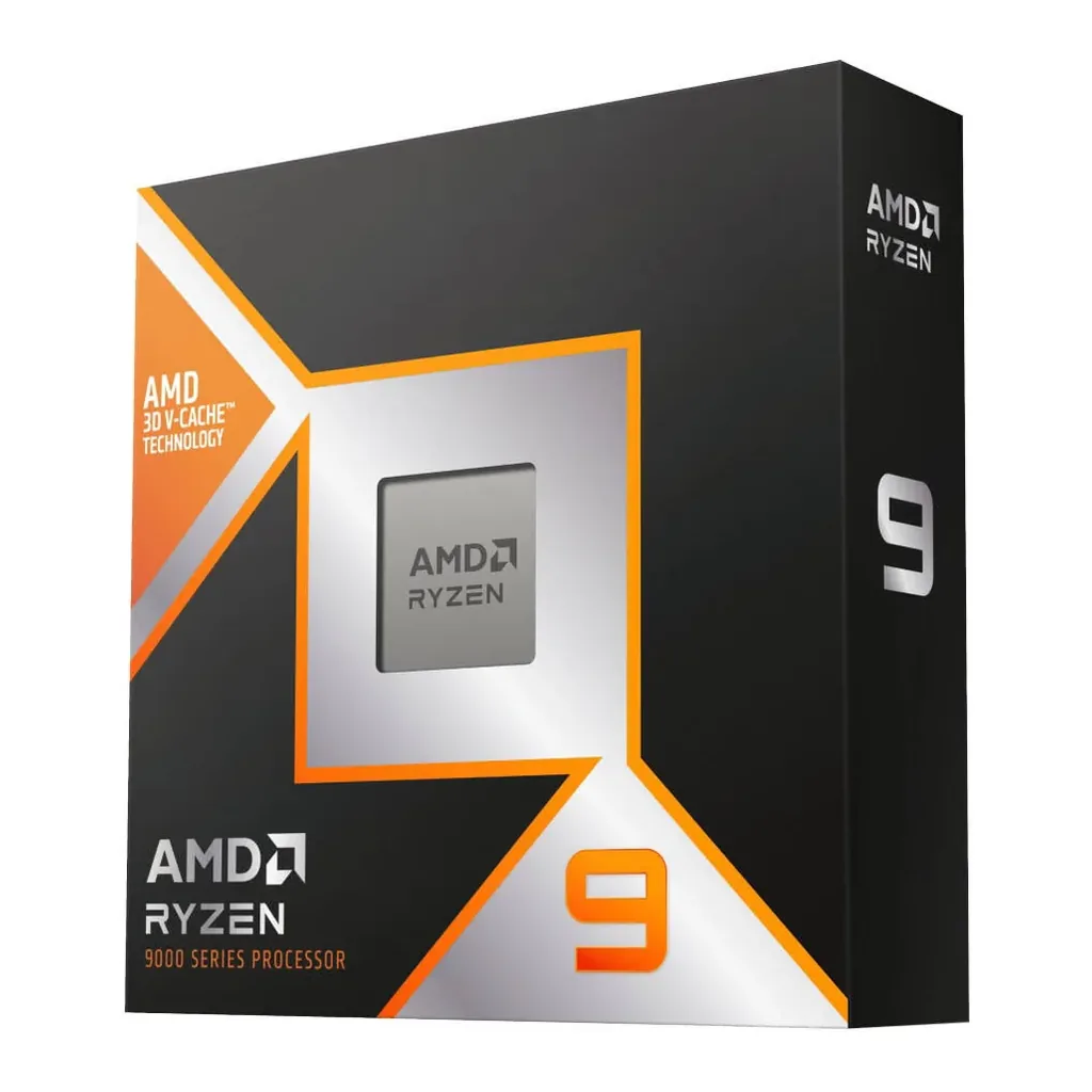 AMD Ryzen 9 9950X3D AM5 Desktop Processor, 16 Cores & 32 Threads, Up to 5.7 GHz Max Boost Clock, Integrated AMD Radeon Graphics, 192GB Max Memory, Dual Channel, Black | 100-100000719WOF – Main image AMD Ryzen 9 9950X3D AM5 Desktop Processor, 16 Cores & 32 Threads, Up to 5.7 GHz Max Boost Clock, Integrated AMD Radeon Graphics, 192GB Max Memory, Dual Channel, Black | 100-100000719WOF – Main image