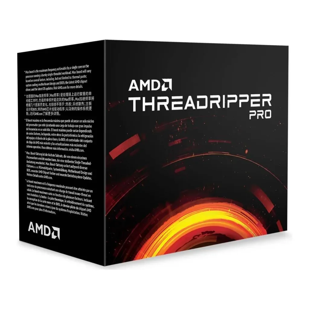 AMD Ryzen Threadripper PRO 3975WX sWRX8 Processor, 32 Cores & 64 Threads, 3.5GHz Clock Speed, 4.2GHz Max Turbo Freq, 128MB L3 Cache, 8-CH ECC DDR4-3200 Memory, AMD Zen Core Arch | 100-100000086WOF – Main image AMD Ryzen Threadripper PRO 3975WX sWRX8 Processor, 32 Cores & 64 Threads, 3.5GHz Clock Speed, 4.2GHz Max Turbo Freq, 128MB L3 Cache, 8-CH ECC DDR4-3200 Memory, AMD Zen Core Arch | 100-100000086WOF – Main image