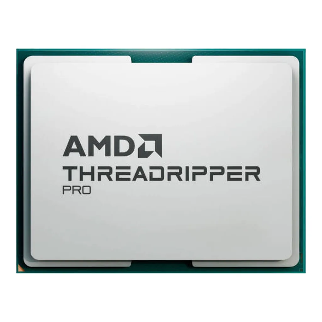 AMD Ryzen Threadripper PRO 7995WX 2.5 GHz sTR5 Processor, 96 Cores & 192 Threads, 5.1GHz Max Turbo Frequency, 384MB L3 Cache, 8-CH DDR5 ECC Memory, Up to 5200MT/s, Zen 4 Arc – Main image AMD Ryzen Threadripper PRO 7995WX 2.5 GHz sTR5 Processor, 96 Cores & 192 Threads, 5.1GHz Max Turbo Frequency, 384MB L3 Cache, 8-CH DDR5 ECC Memory, Up to 5200MT/s, Zen 4 Arc – Main image
