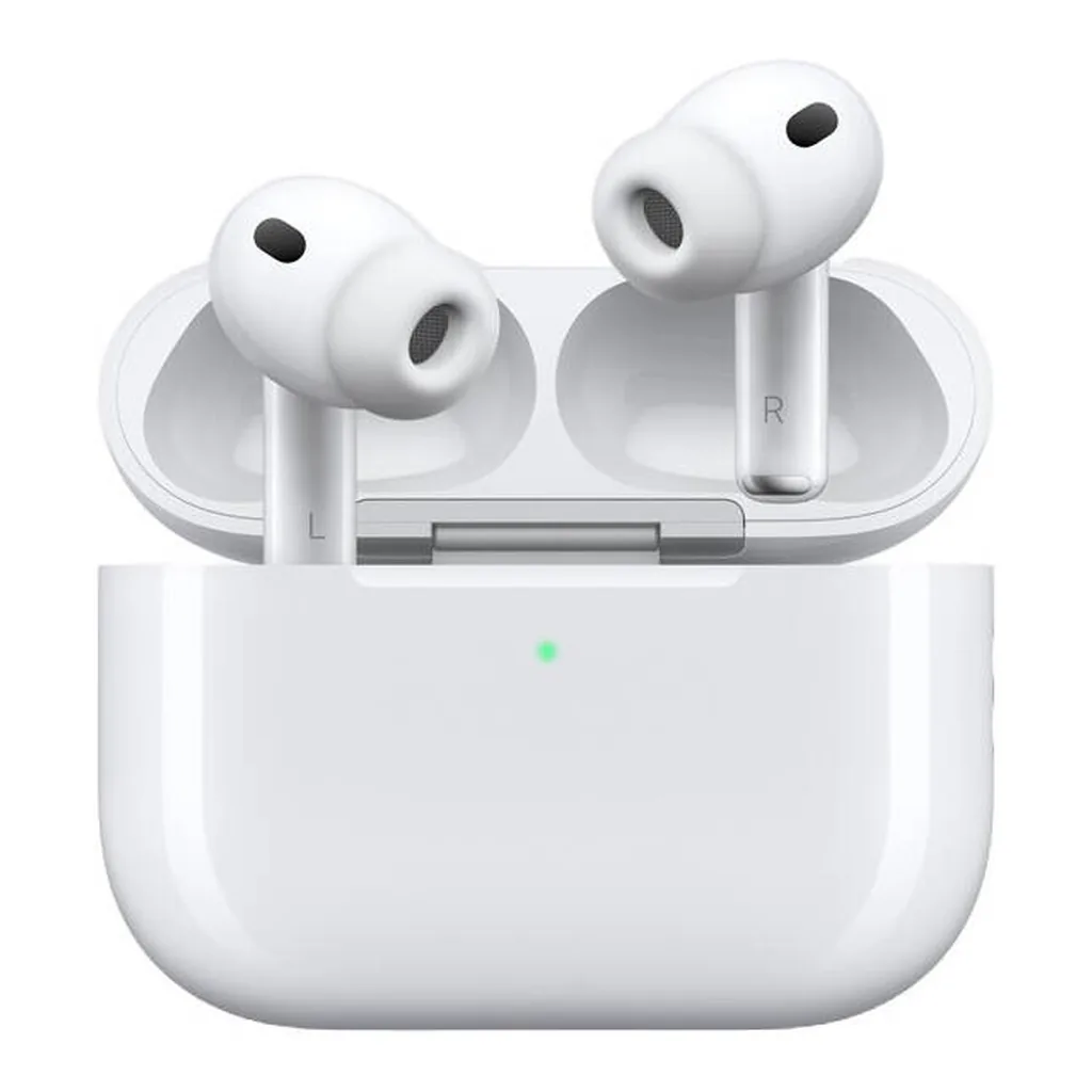 Apple Airpods Pro 3 Headphone, 4x Active Noise Cancellation, H2 Chip, Transparency Mode, Dual Beamforming Microphones, Bluetooth 5.3 Connectivity, Up to 8 Hours Listening Time, White – Main image Apple Airpods Pro 3 Headphone, 4x Active Noise Cancellation, H2 Chip, Transparency Mode, Dual Beamforming Microphones, Bluetooth 5.3 Connectivity, Up to 8 Hours Listening Time, White – Main image