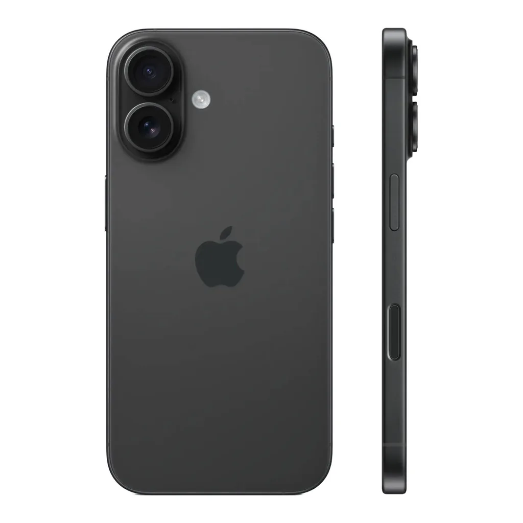 Apple iPhone 16, 6.1" OLED Super Retina XDR Display, A18 Chip, 6-Core CPU, 5-Core GPU, 16-Core Neural Engine, 128GB Storage, 5G/Wi-Fi 7, Face ID, International Version, Black – Gallery image 1 Apple iPhone 16, 6.1" OLED Super Retina XDR Display, A18 Chip, 6-Core CPU, 5-Core GPU, 16-Core Neural Engine, 128GB Storage, 5G/Wi-Fi 7, Face ID, International Version, Black – Gallery image 1