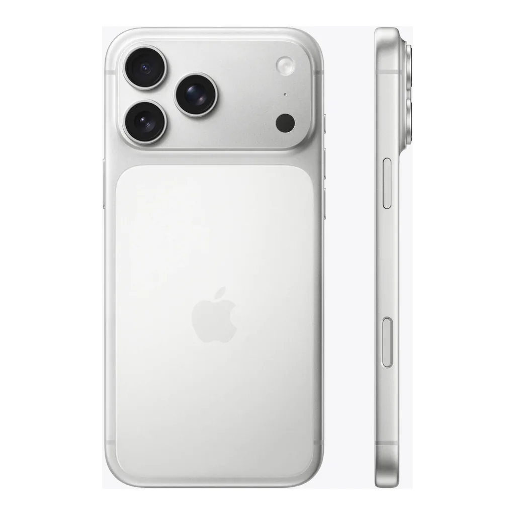 Apple iPhone 17 Pro Max Mobile Phone, 6.9" Super Retina XDR Display, A19 Pro Chip, 6 Core CPU, 6 Core GPU, 16 Core Neural Engine, 2TB Storage, INTL Version, Physical SIM & eSIM, Silver – Gallery image 1 Apple iPhone 17 Pro Max Mobile Phone, 6.9" Super Retina XDR Display, A19 Pro Chip, 6 Core CPU, 6 Core GPU, 16 Core Neural Engine, 2TB Storage, INTL Version, Physical SIM & eSIM, Silver – Gallery image 1