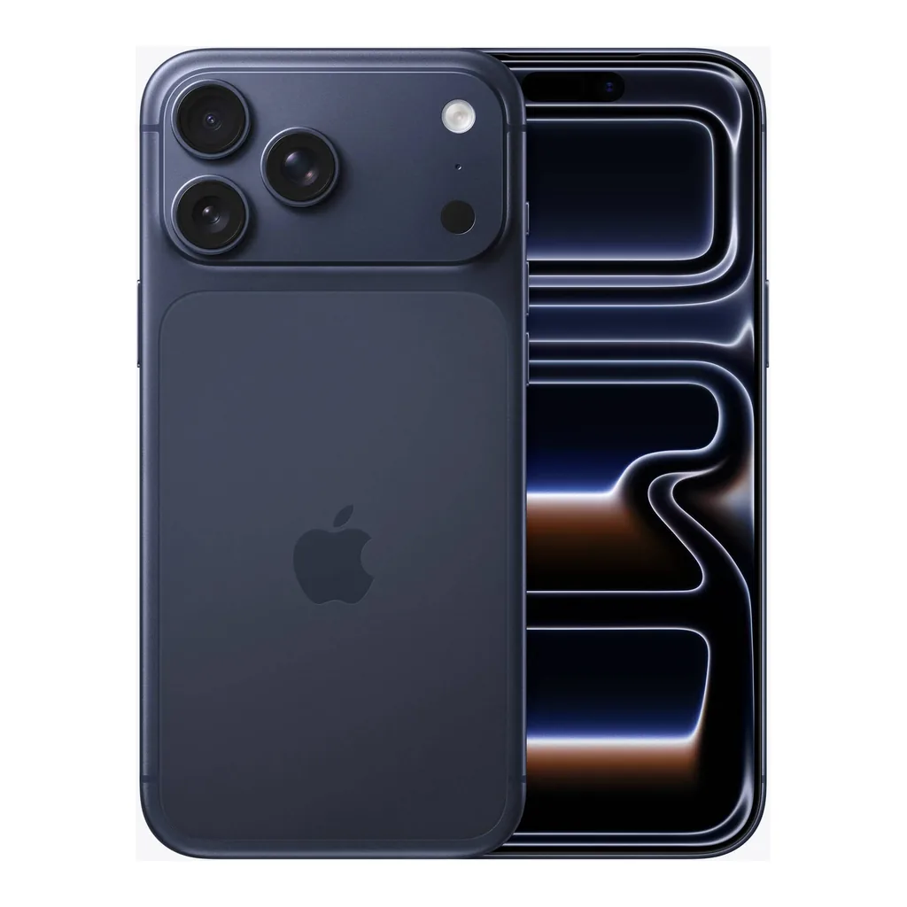 Apple iPhone 17 Pro Max Mobile Phone, 6.9" Super Retina XDR Display, A19 Pro Chip, 6 Core CPU, 6 Core GPU, 16 Core Neural Engine, 2TB Storage, INTL, Physical SIM & eSIM, Deep Blue – Main image Apple iPhone 17 Pro Max Mobile Phone, 6.9" Super Retina XDR Display, A19 Pro Chip, 6 Core CPU, 6 Core GPU, 16 Core Neural Engine, 2TB Storage, INTL, Physical SIM & eSIM, Deep Blue – Main image