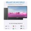 ARZOPA Z1RC 16-inch 2.5K 60Hz IPS Portable Monitor – Gallery image 2 ARZOPA Z1RC 16-inch 2.5K 60Hz IPS Portable Monitor – Gallery image 2