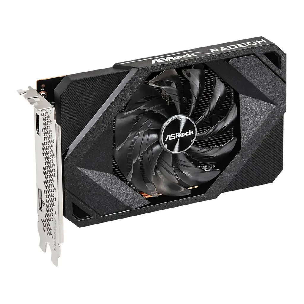 ASRock AMD Radeon RX 6500 XT Challenger ITX Graphic Card, 4GB GDDR6 64-bit Memory, 2815 MHz Boost Clock, 18 Gbps Memory Clock, PCI Express 4.0 x 4,- 1 – Gallery image 1 ASRock AMD Radeon RX 6500 XT Challenger ITX Graphic Card, 4GB GDDR6 64-bit Memory, 2815 MHz Boost Clock, 18 Gbps Memory Clock, PCI Express 4.0 x 4,- 1 – Gallery image 1